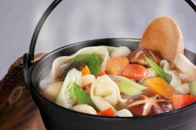 画像1: 信玄武者ほうとう 生麺 エコ包装 エコラベル 200ｇ 2人前