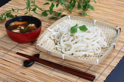 画像1: 夏季限定 夏のほうとう おざら 生麺 2人前 （特製おざらみそ付）